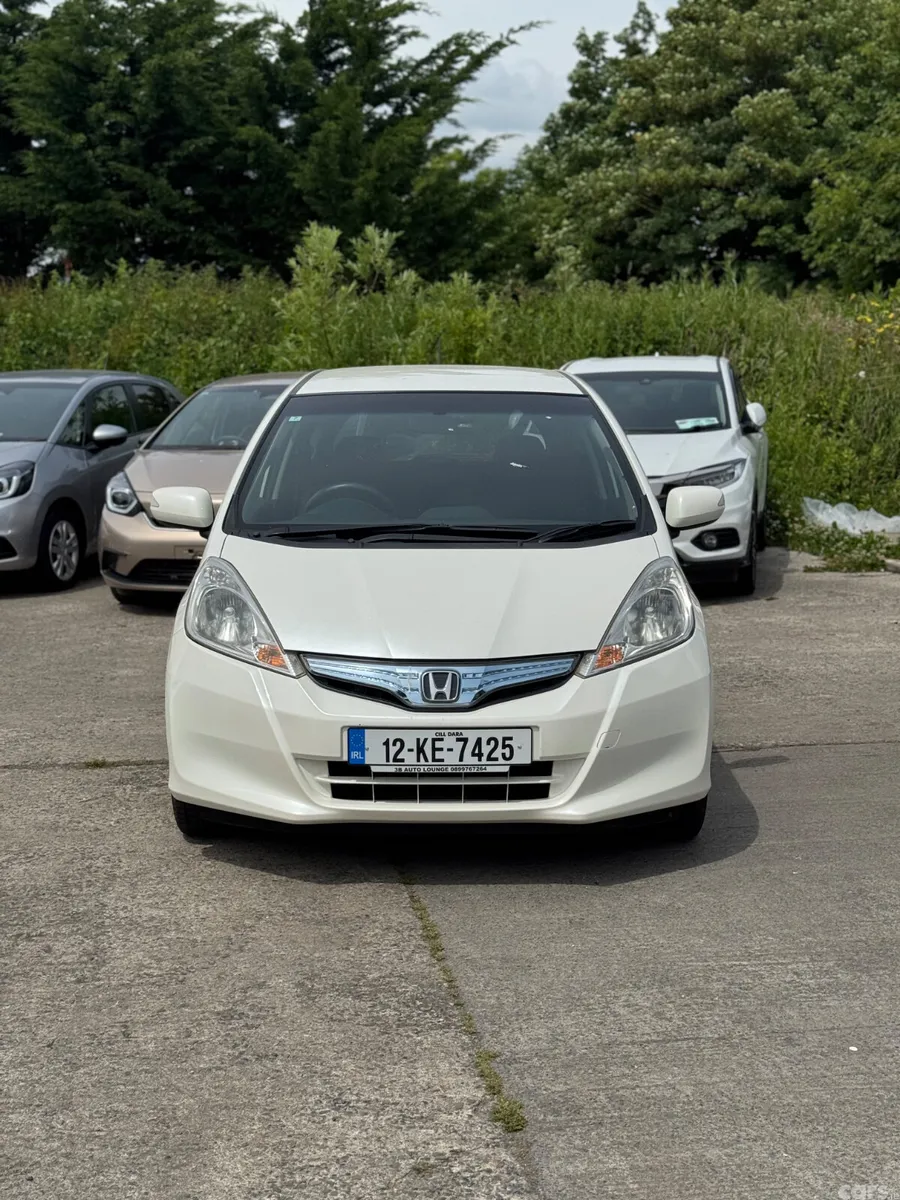 Honda Fit Hatchback, Petrol Hybrid, 2012, White