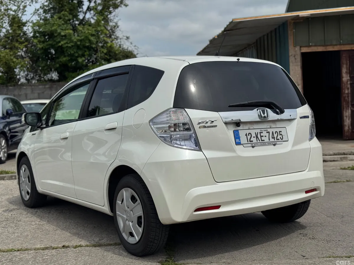 Honda Fit Hatchback, Petrol Hybrid, 2012, White