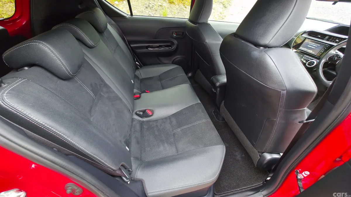 Toyota Aqua Hatchback, Petrol Hybrid, 2019, Red