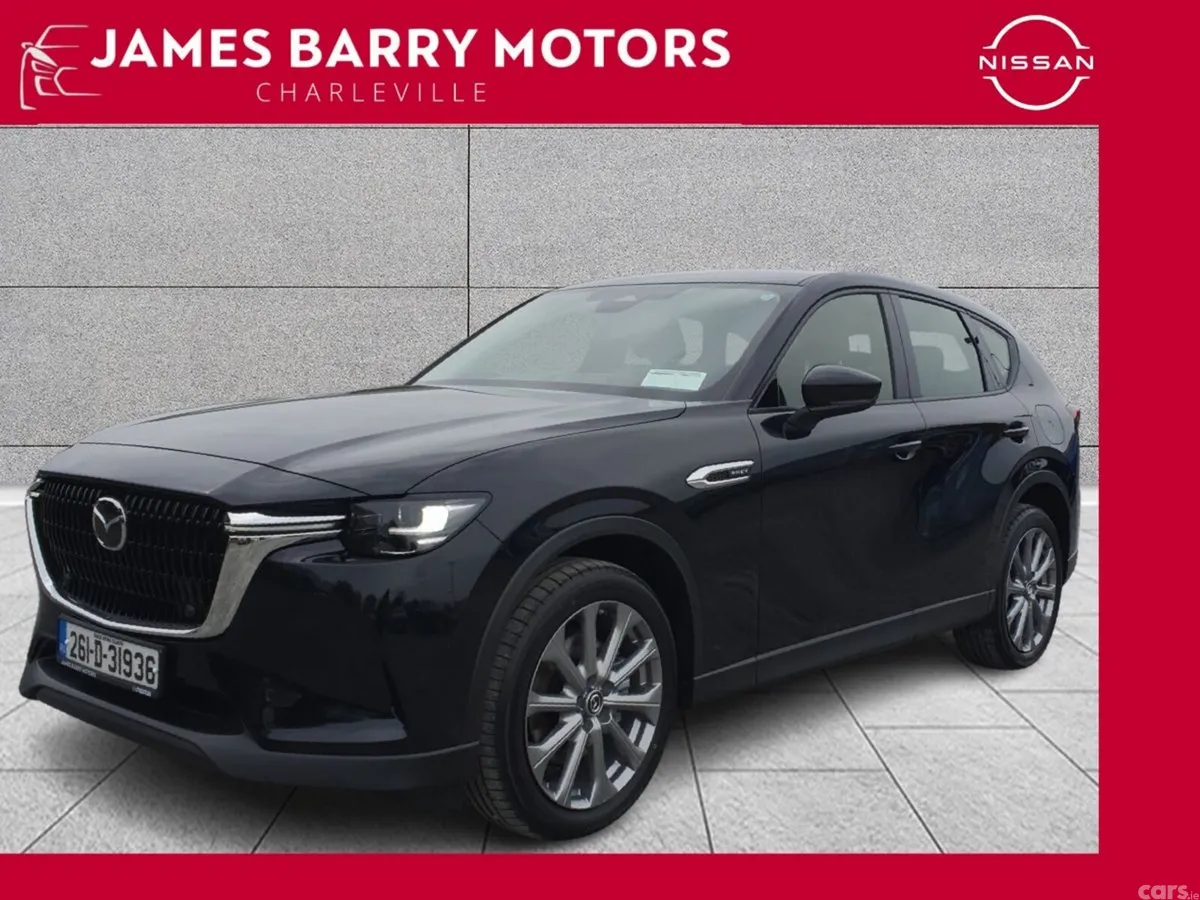 Mazda CX-60 SUV, Petrol Plug-in Hybrid, 2026, Black