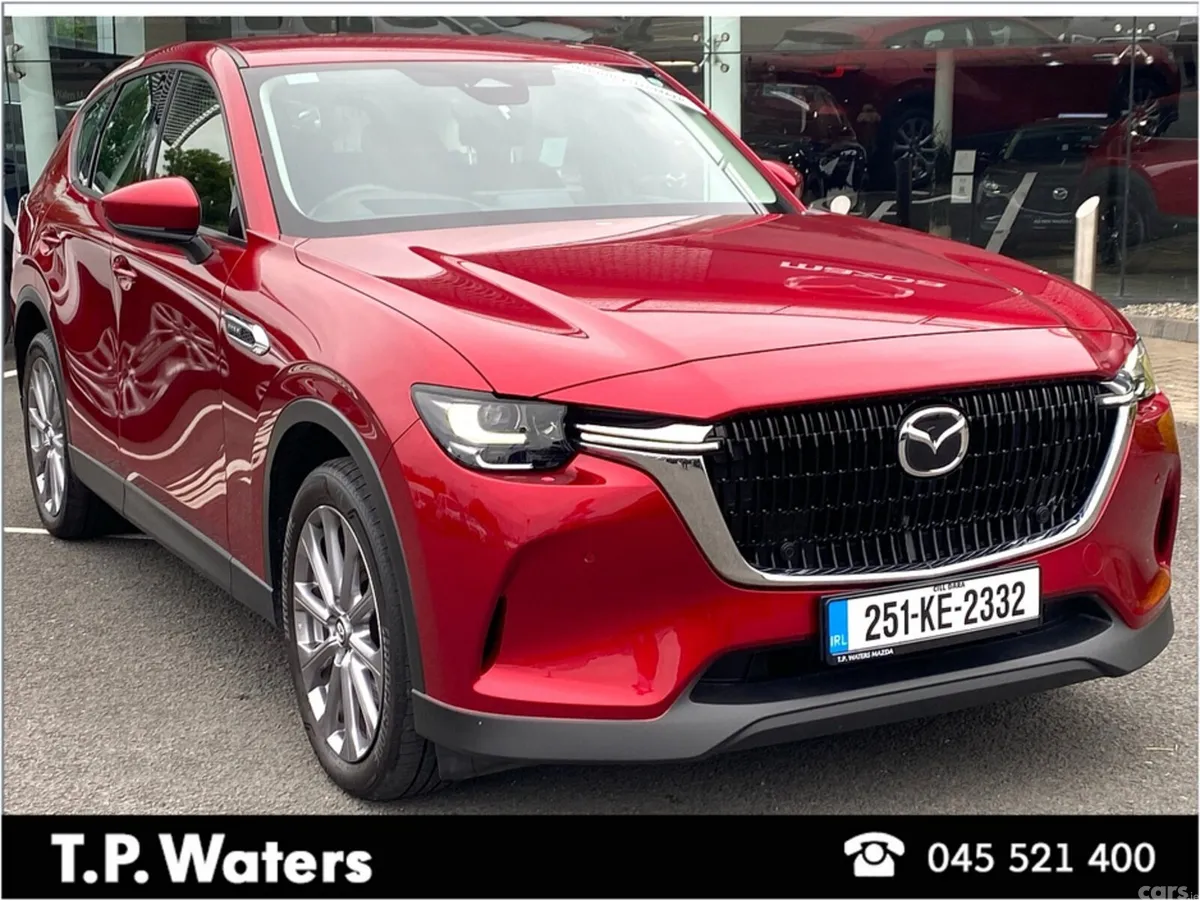 Mazda CX-60 SUV, Petrol Plug-in Hybrid, 2025, Red