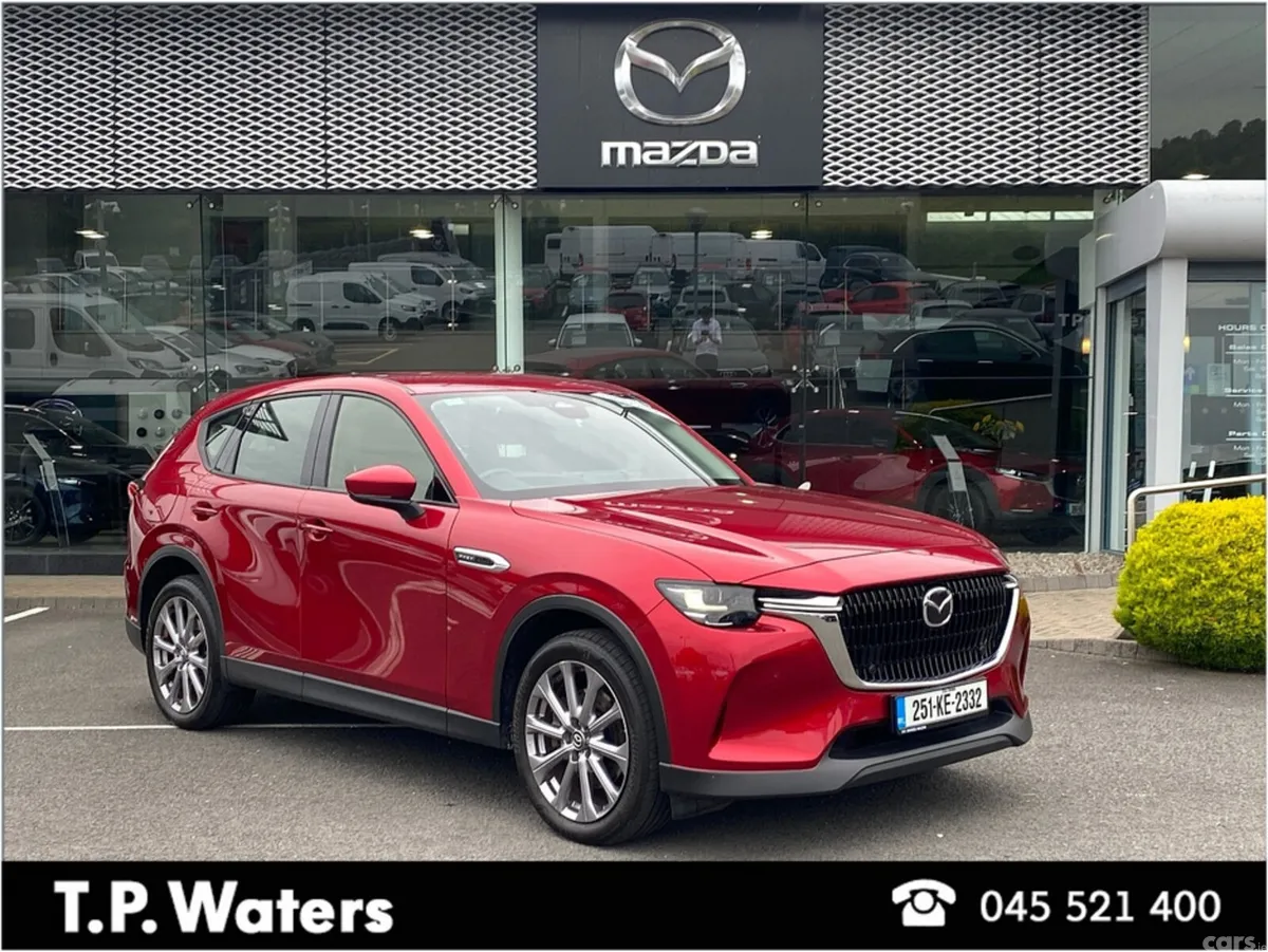 Mazda CX-60 SUV, Petrol Plug-in Hybrid, 2025, Red