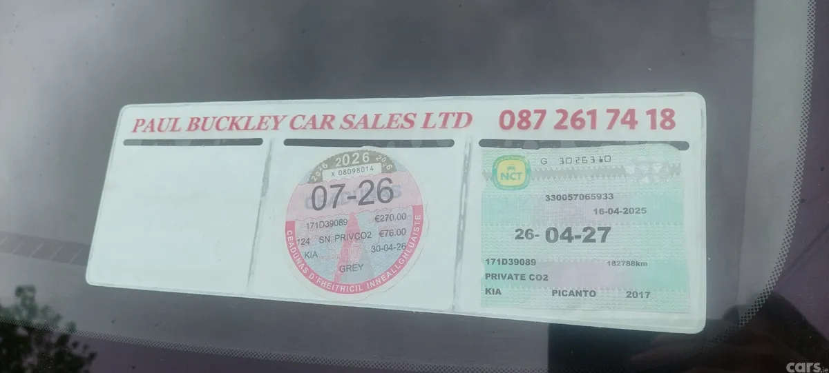Kia Picanto Hatchback, Petrol, 2017, Grey