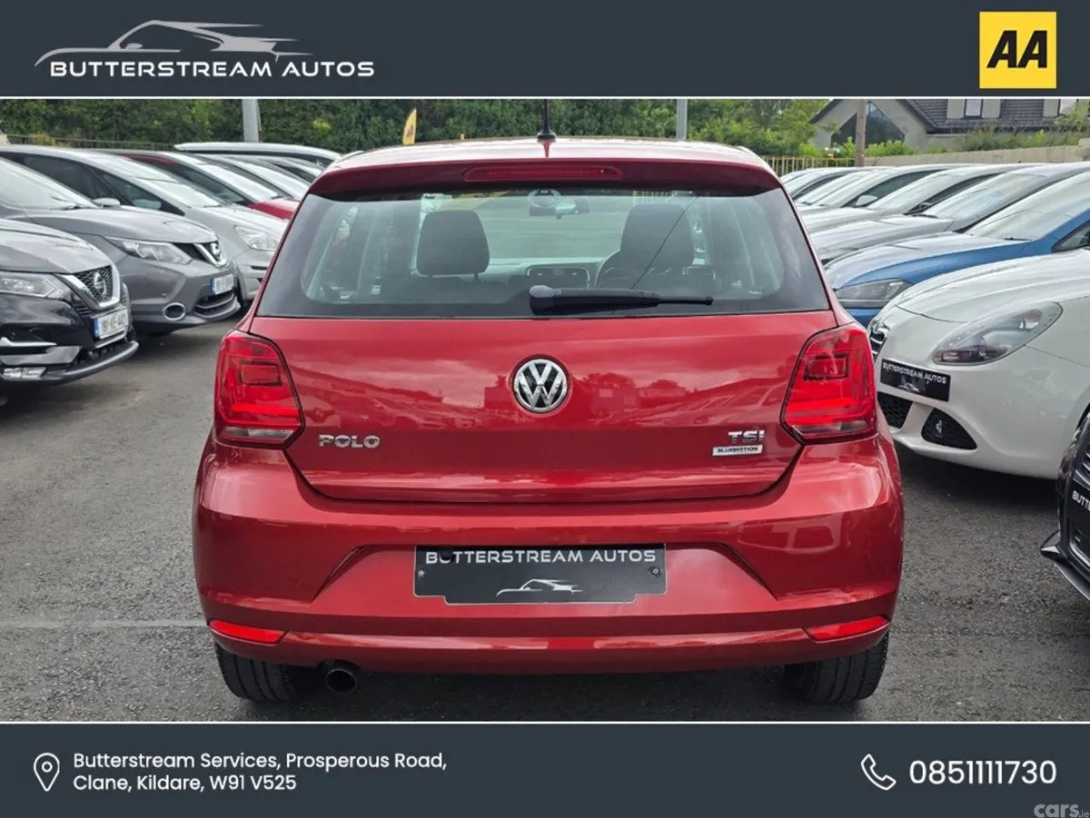 Volkswagen Polo Hatchback, Petrol, 2014, Red