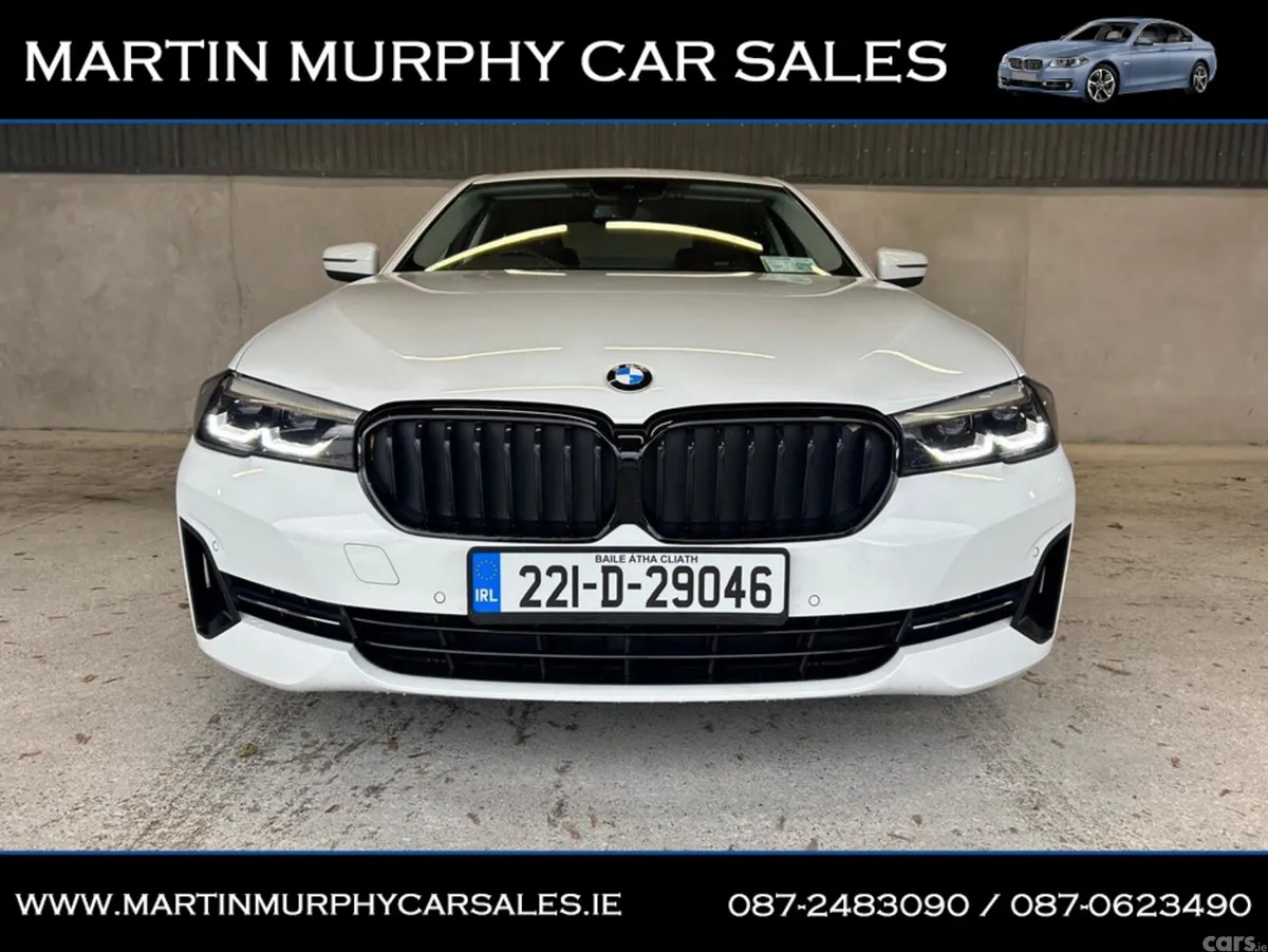 BMW 5-Series Saloon, Diesel, 2022, White