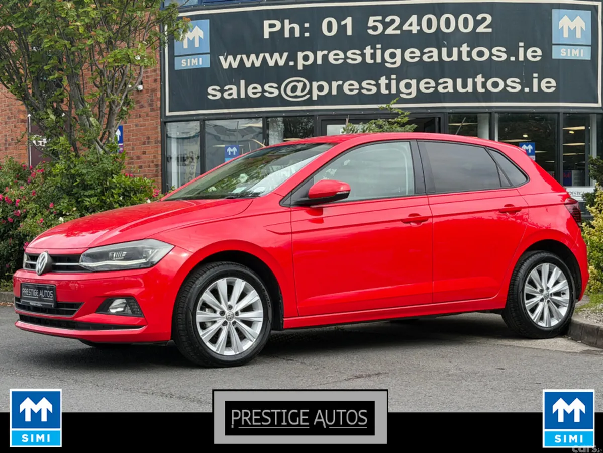 Volkswagen Polo Hatchback, Petrol, 2018, Red
