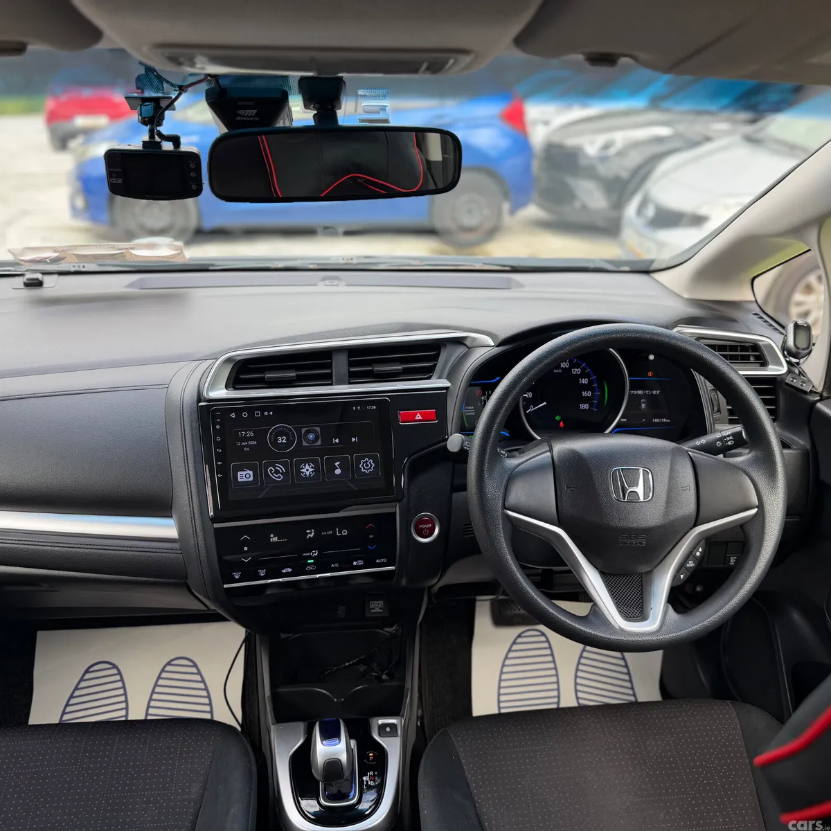 Honda Fit Hatchback, Petrol Hybrid, 2015, White
