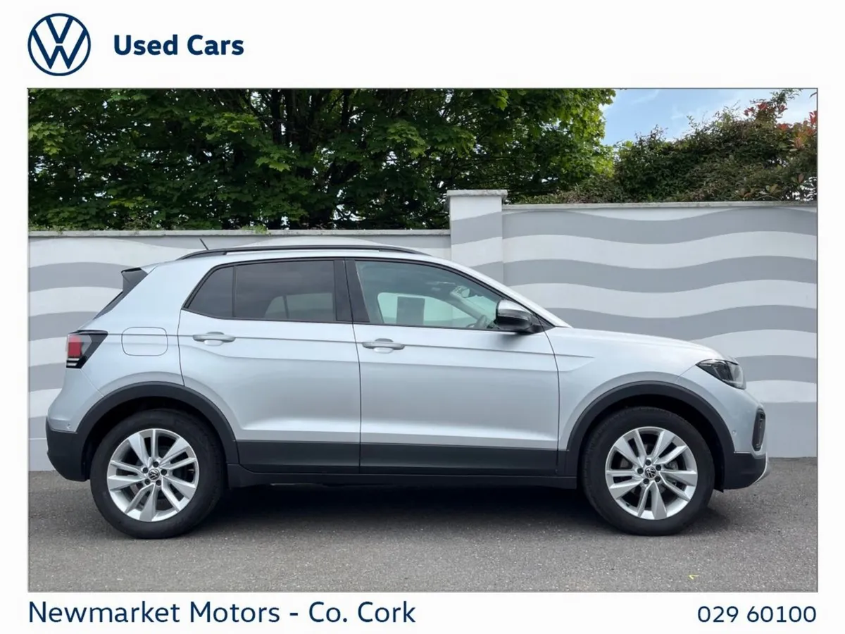 Volkswagen T-Cross SUV, Petrol, 2024, Silver