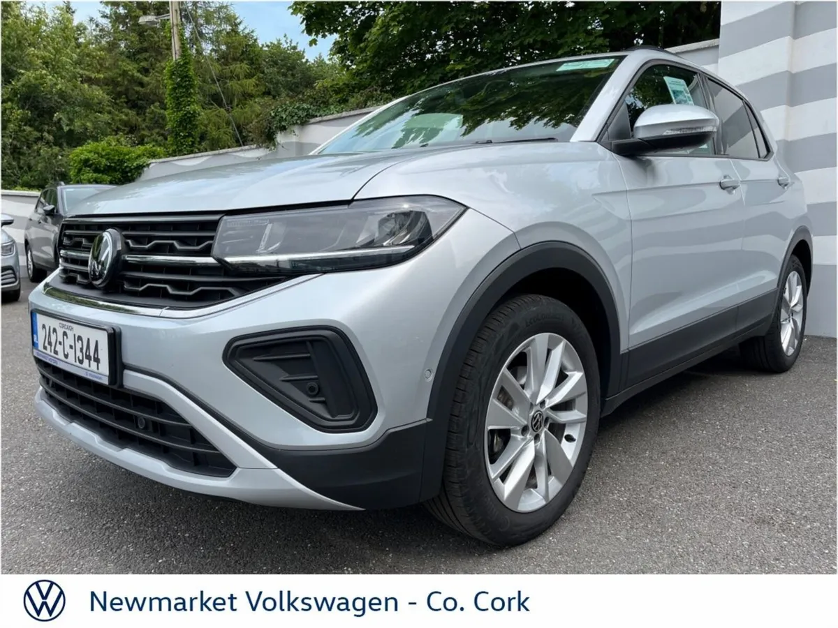 Volkswagen T-Cross SUV, Petrol, 2024, Silver