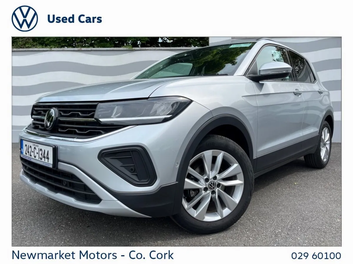 Volkswagen T-Cross SUV, Petrol, 2024, Silver