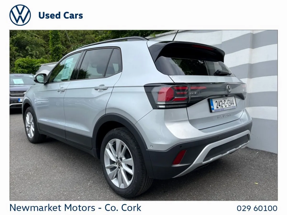 Volkswagen T-Cross SUV, Petrol, 2024, Silver
