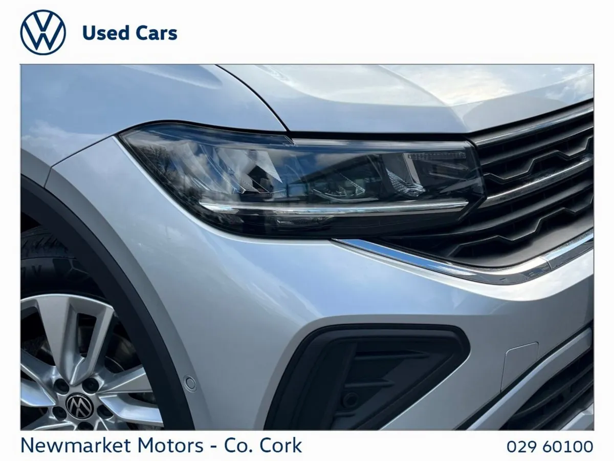 Volkswagen T-Cross SUV, Petrol, 2024, Silver