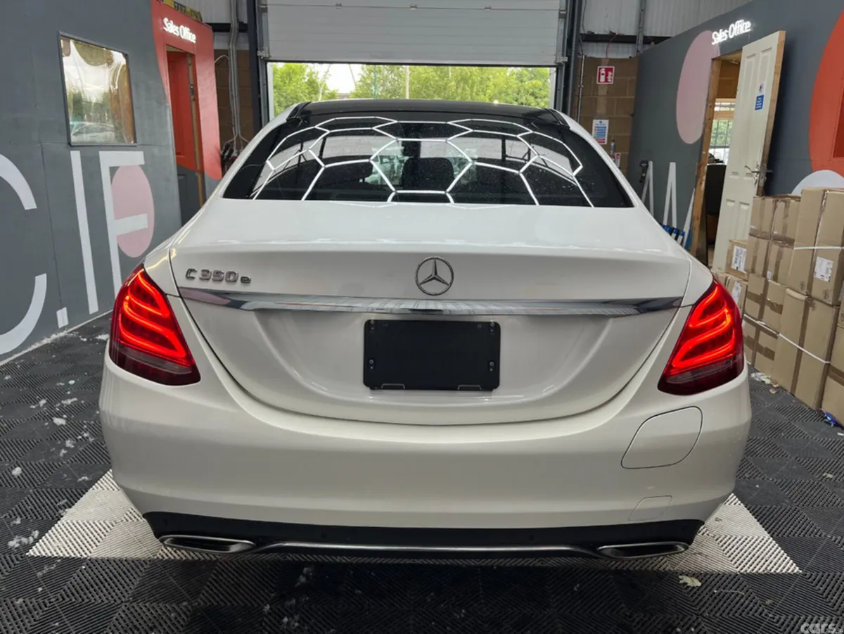 Mercedes-Benz C-Class Saloon, Petrol Plug-in Hybrid, 2017, White