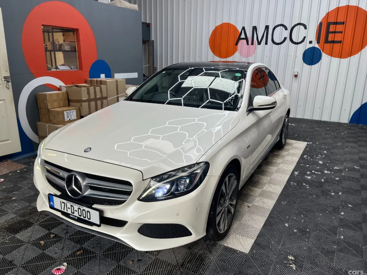 Mercedes-Benz C-Class Saloon, Petrol Plug-in Hybrid, 2017, White