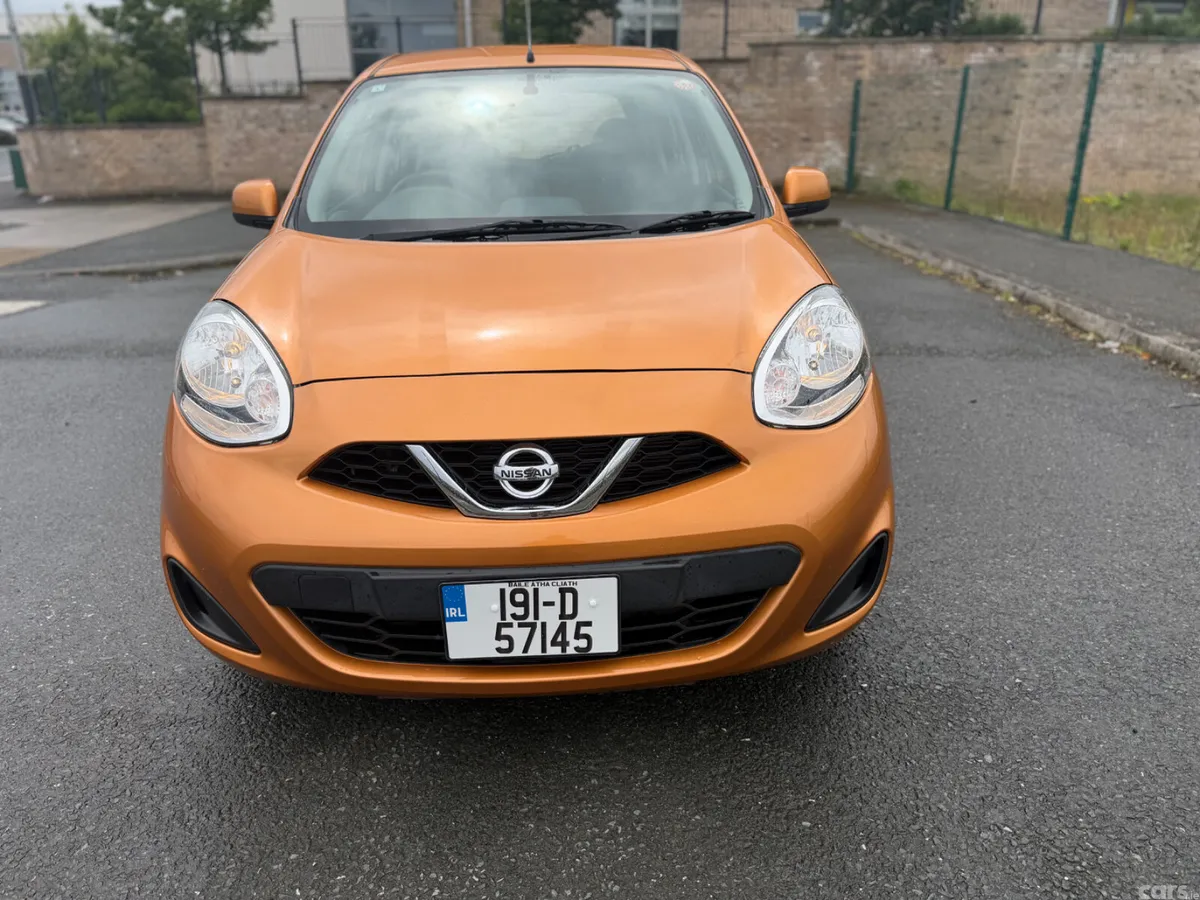Nissan March Hatchback, Petrol, 2019, Orange