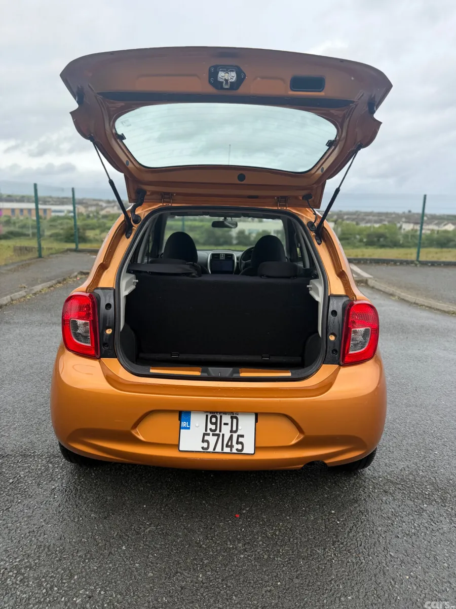 Nissan March Hatchback, Petrol, 2019, Orange