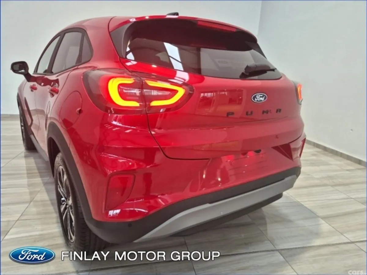 Ford Puma Hatchback, Petrol Hybrid, 2027, Red