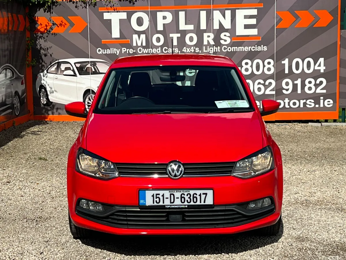 Volkswagen Polo Hatchback, Petrol, 2015, Red