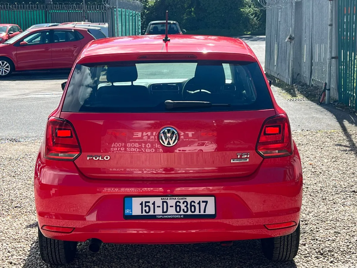 Volkswagen Polo Hatchback, Petrol, 2015, Red