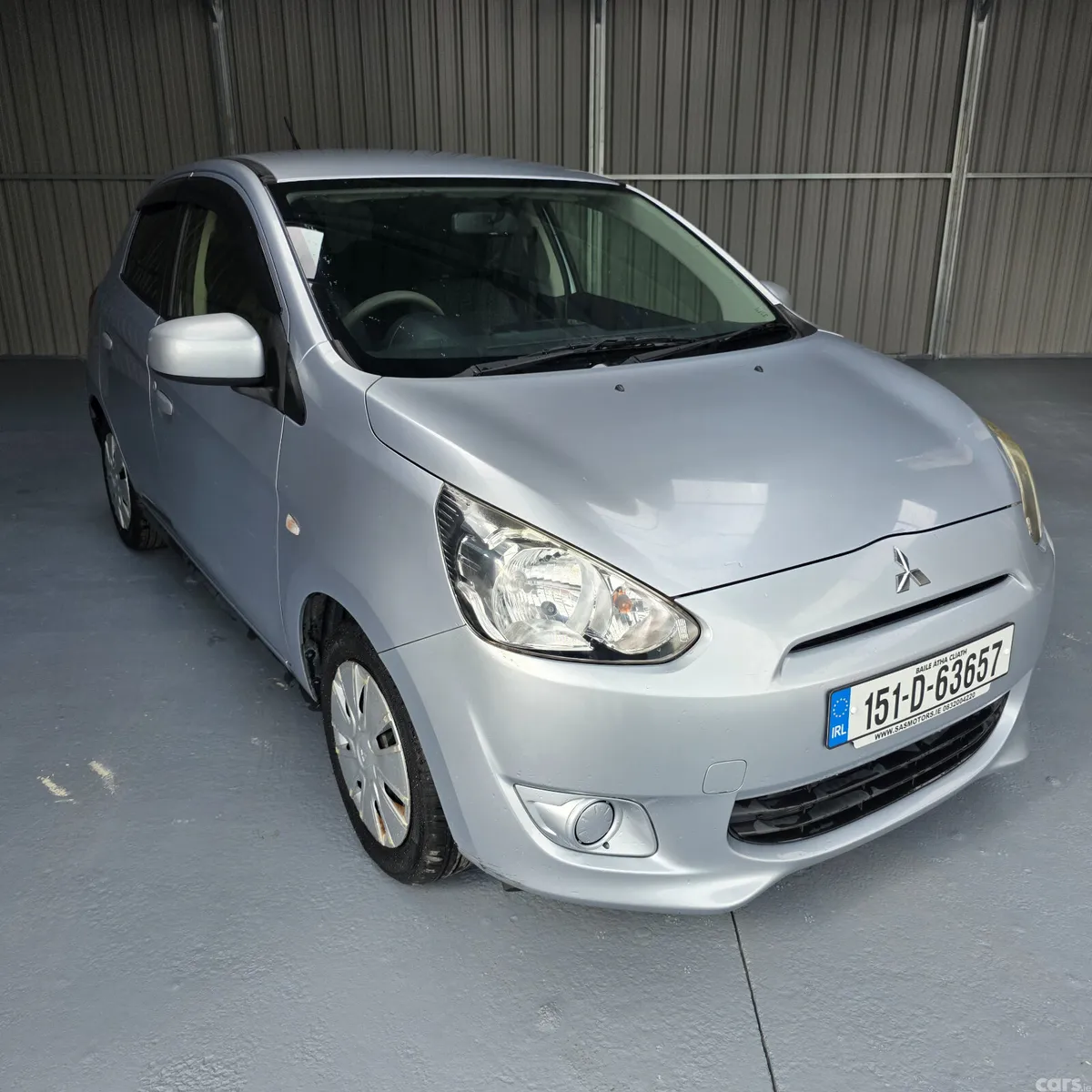 Mitsubishi Mirage Hatchback, Petrol, 2015, Silver