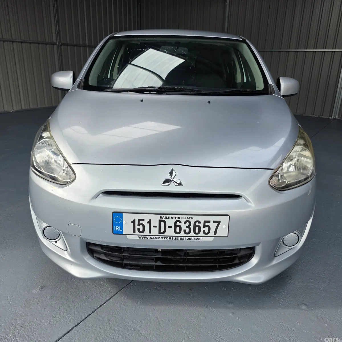 Mitsubishi Mirage Hatchback, Petrol, 2015, Silver