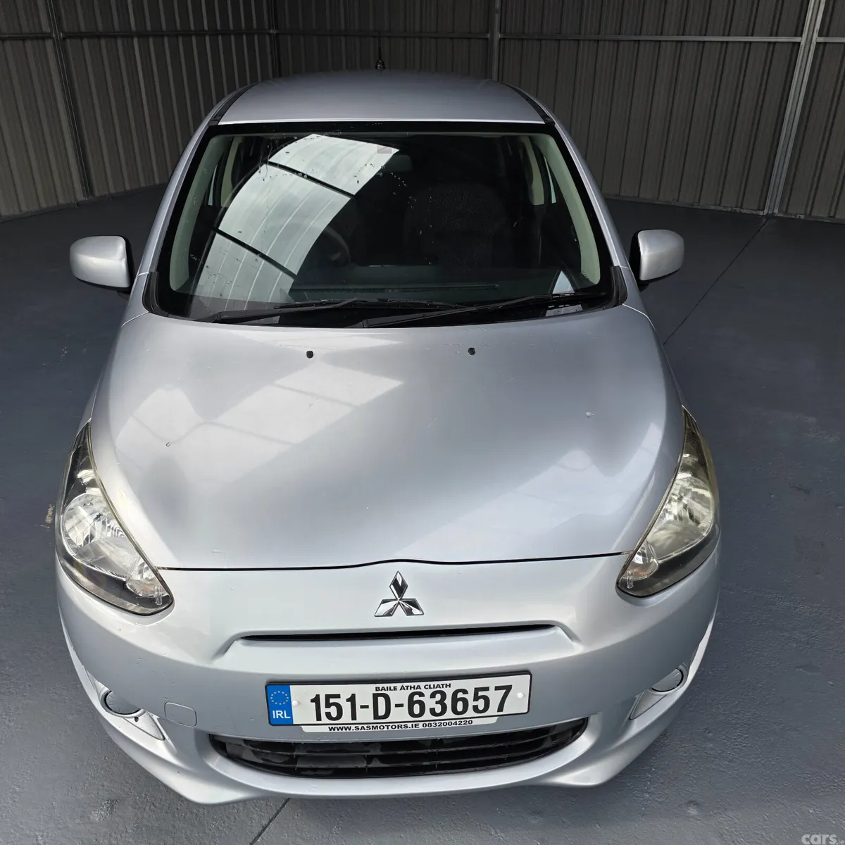 Mitsubishi Mirage Hatchback, Petrol, 2015, Silver