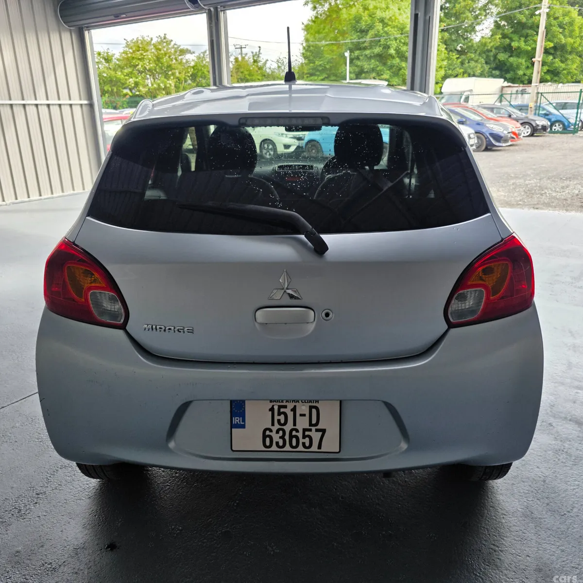 Mitsubishi Mirage Hatchback, Petrol, 2015, Silver