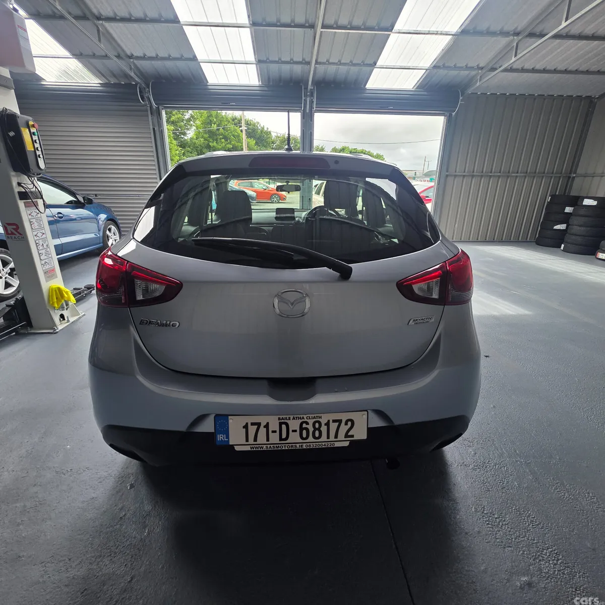 Mazda Demio Hatchback, Petrol, 2017, Silver