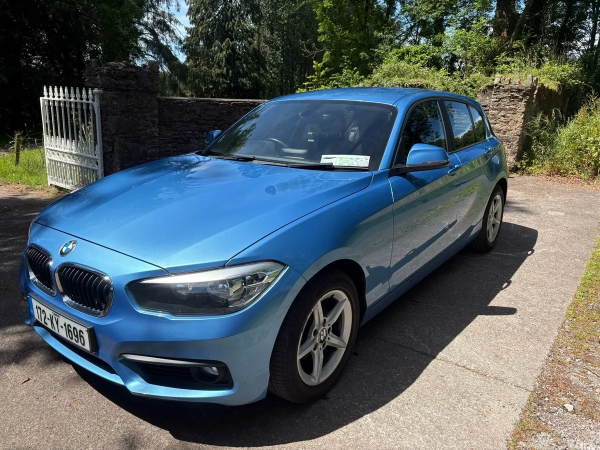 BMW 1-Series Hatchback, Petrol, 2017, Blue