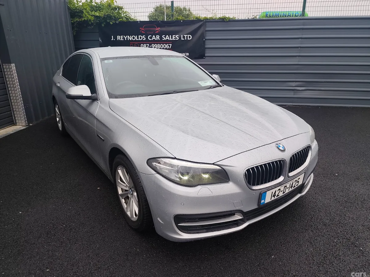 BMW 5-Series Saloon, Diesel, 2014, Silver