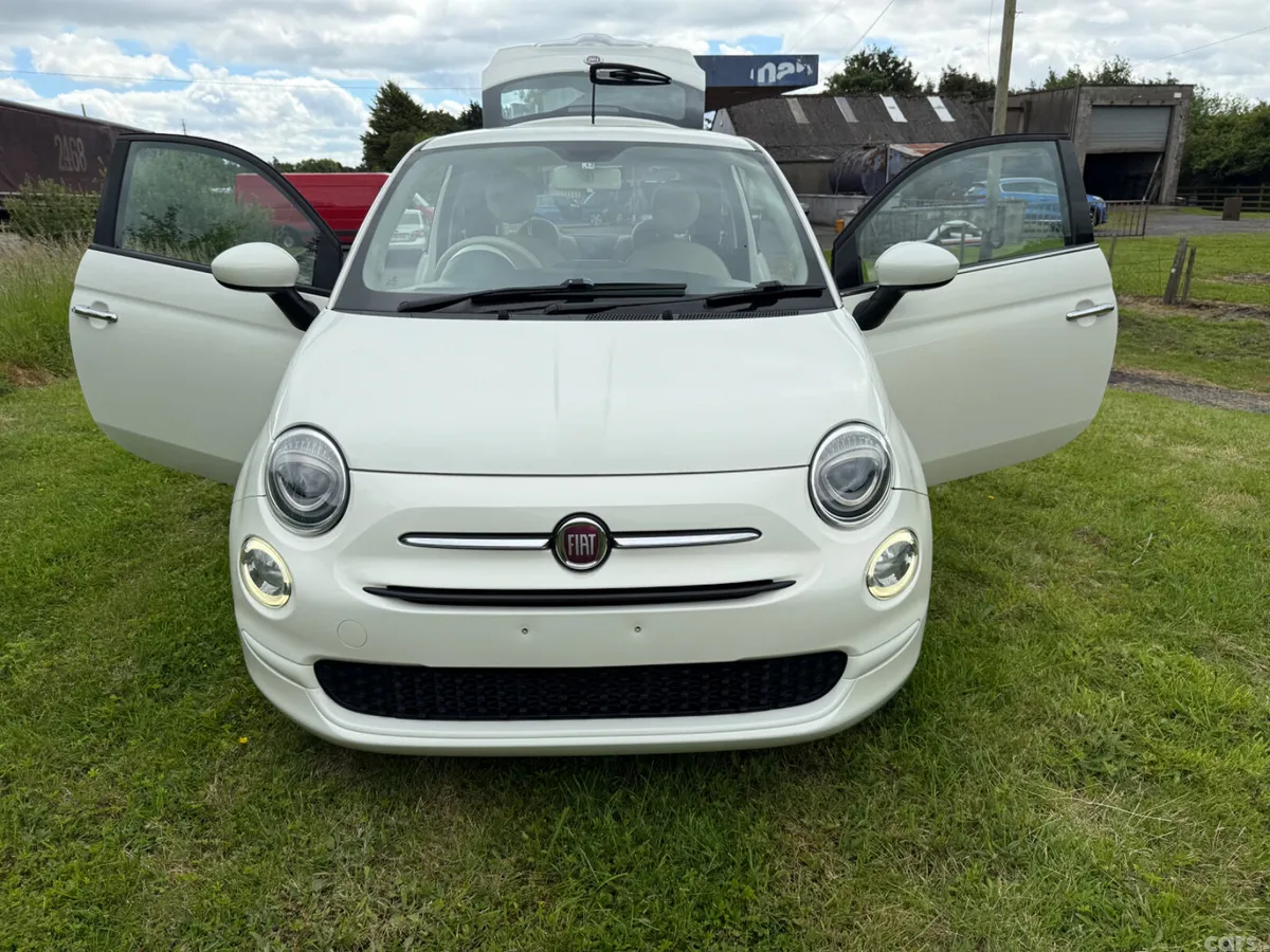 Fiat 500 Hatchback, Petrol, 2017, White