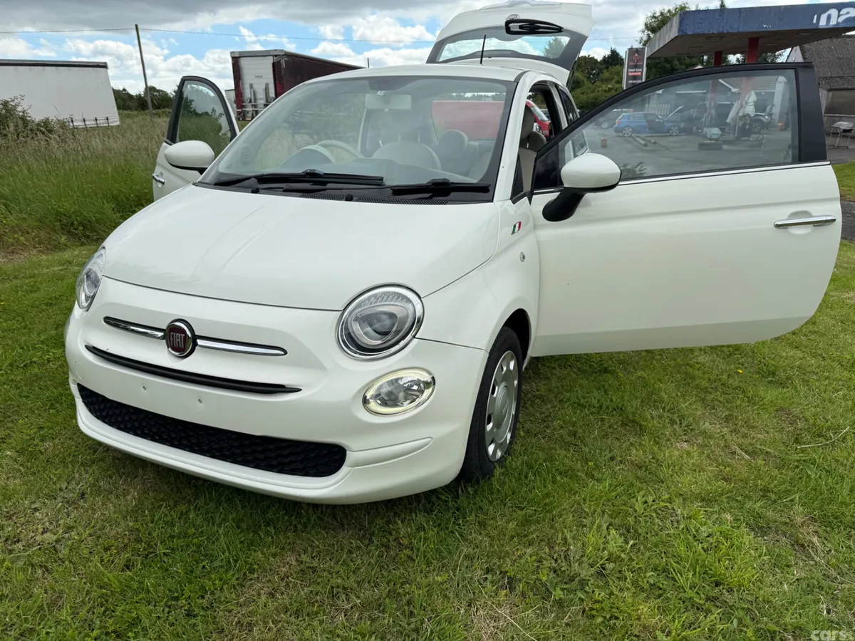 Fiat 500 Hatchback, Petrol, 2017, White