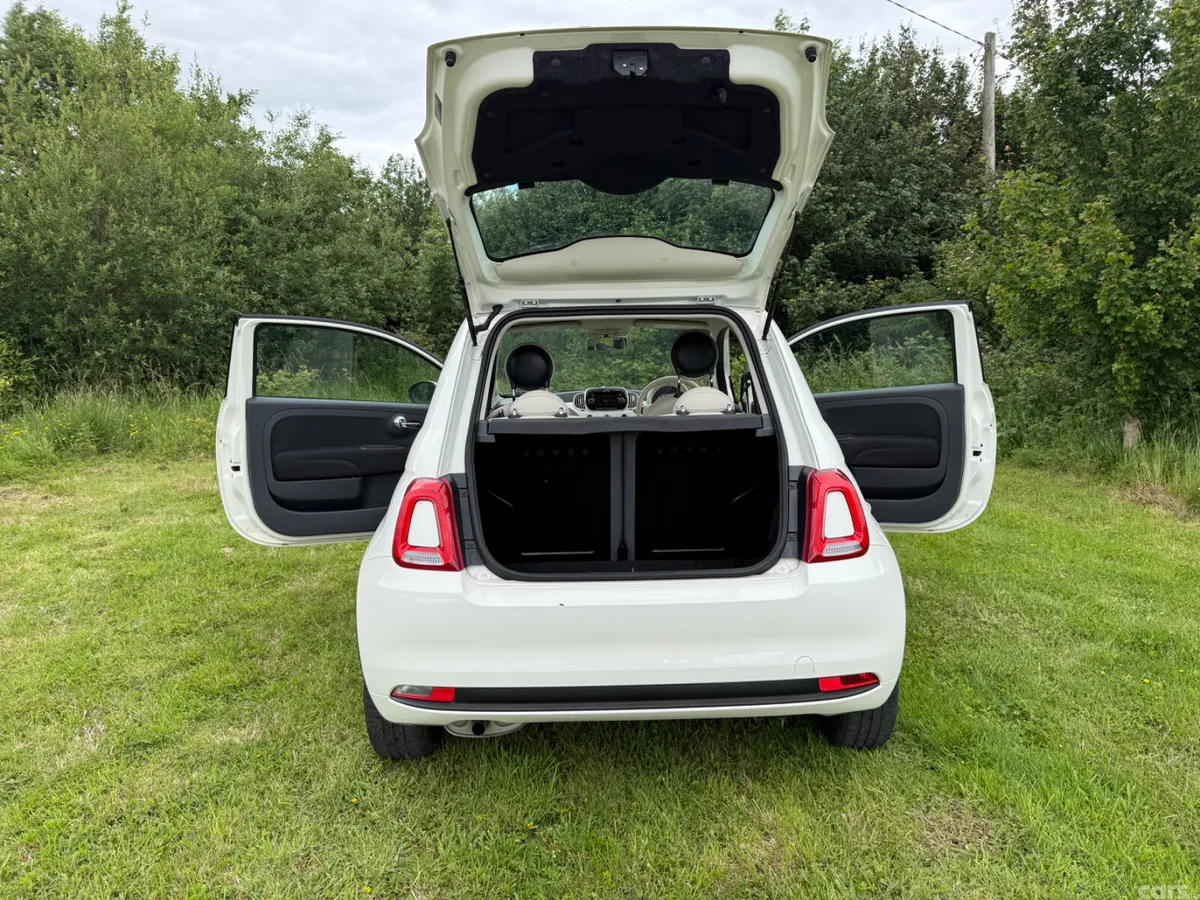 Fiat 500 Hatchback, Petrol, 2017, White