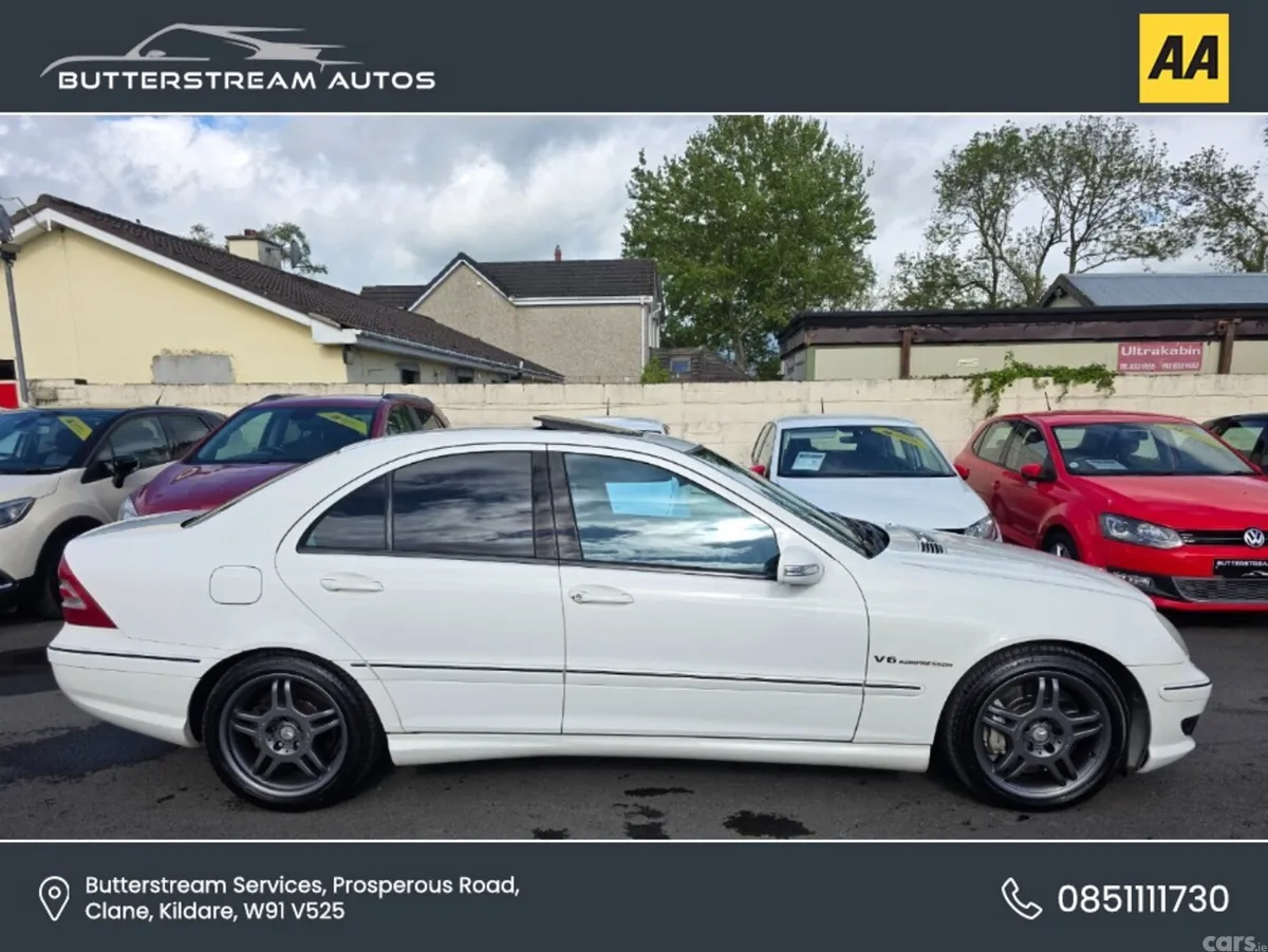Mercedes-Benz C-Class Saloon, Petrol, 2002, White