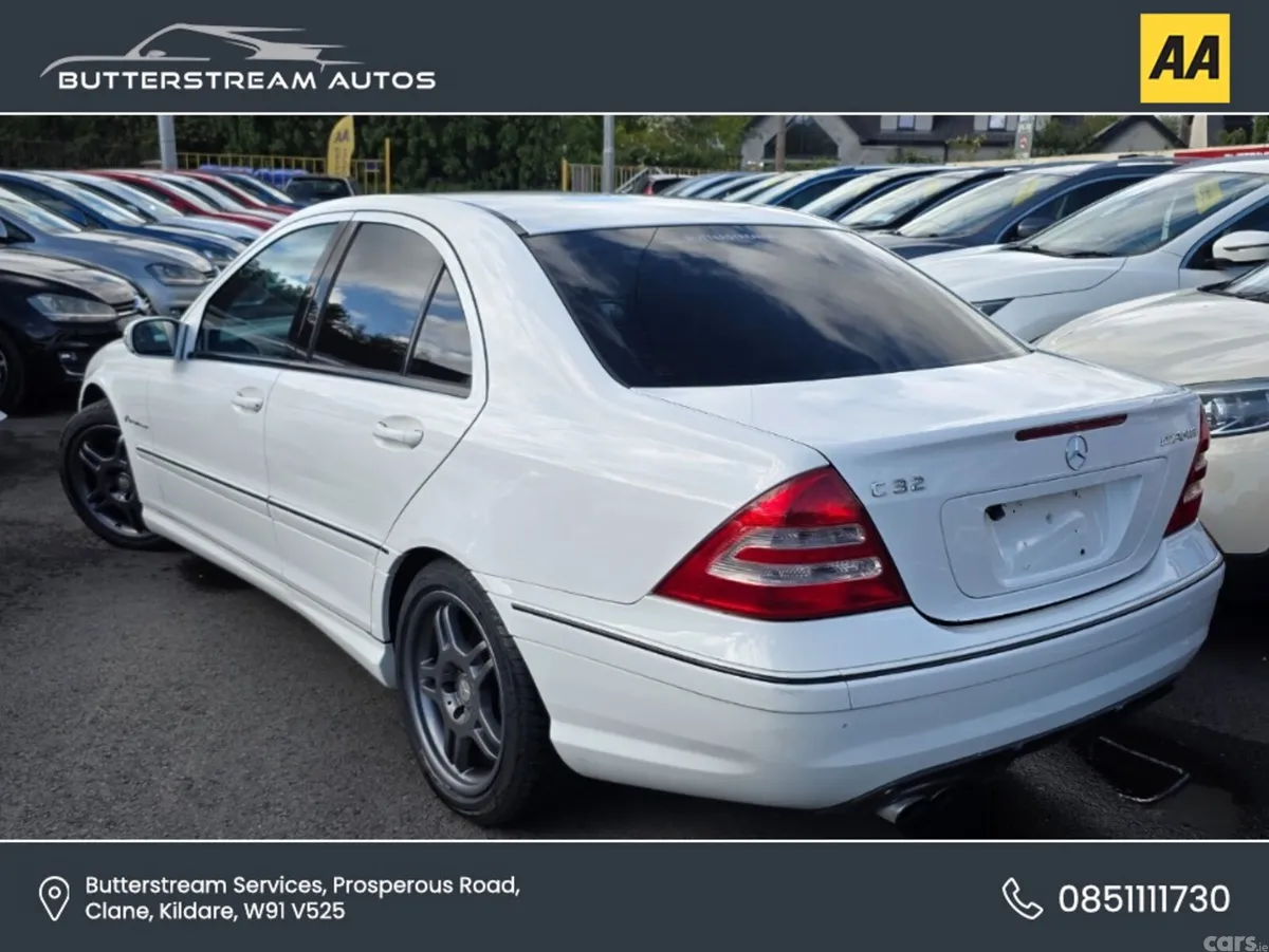 Mercedes-Benz C-Class Saloon, Petrol, 2002, White