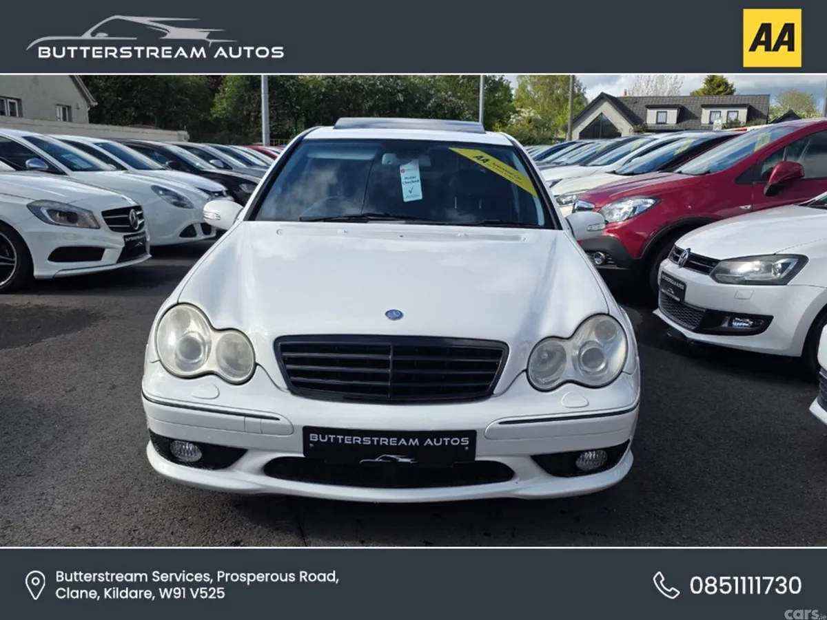 Mercedes-Benz C-Class Saloon, Petrol, 2002, White