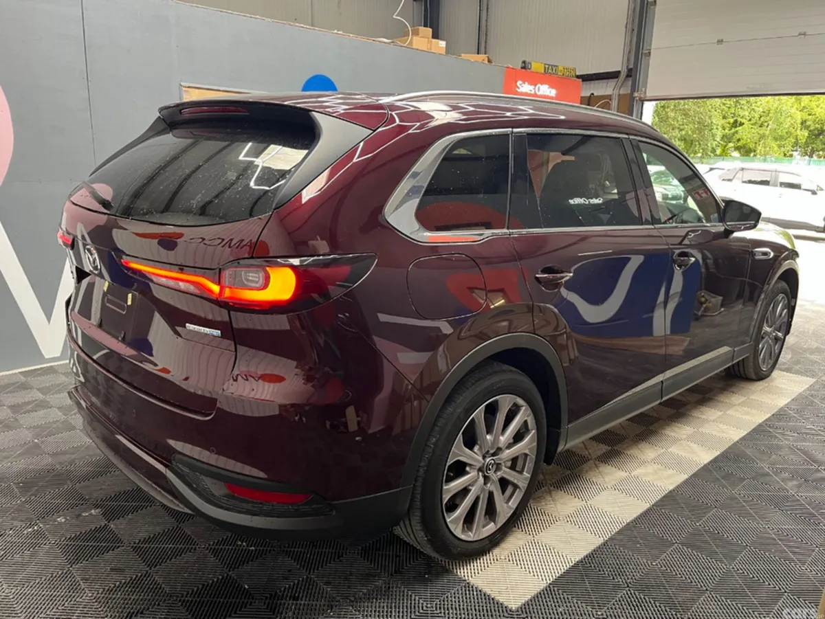 Mazda CX-80 SUV, Petrol Plug-in Hybrid, 2024, Red