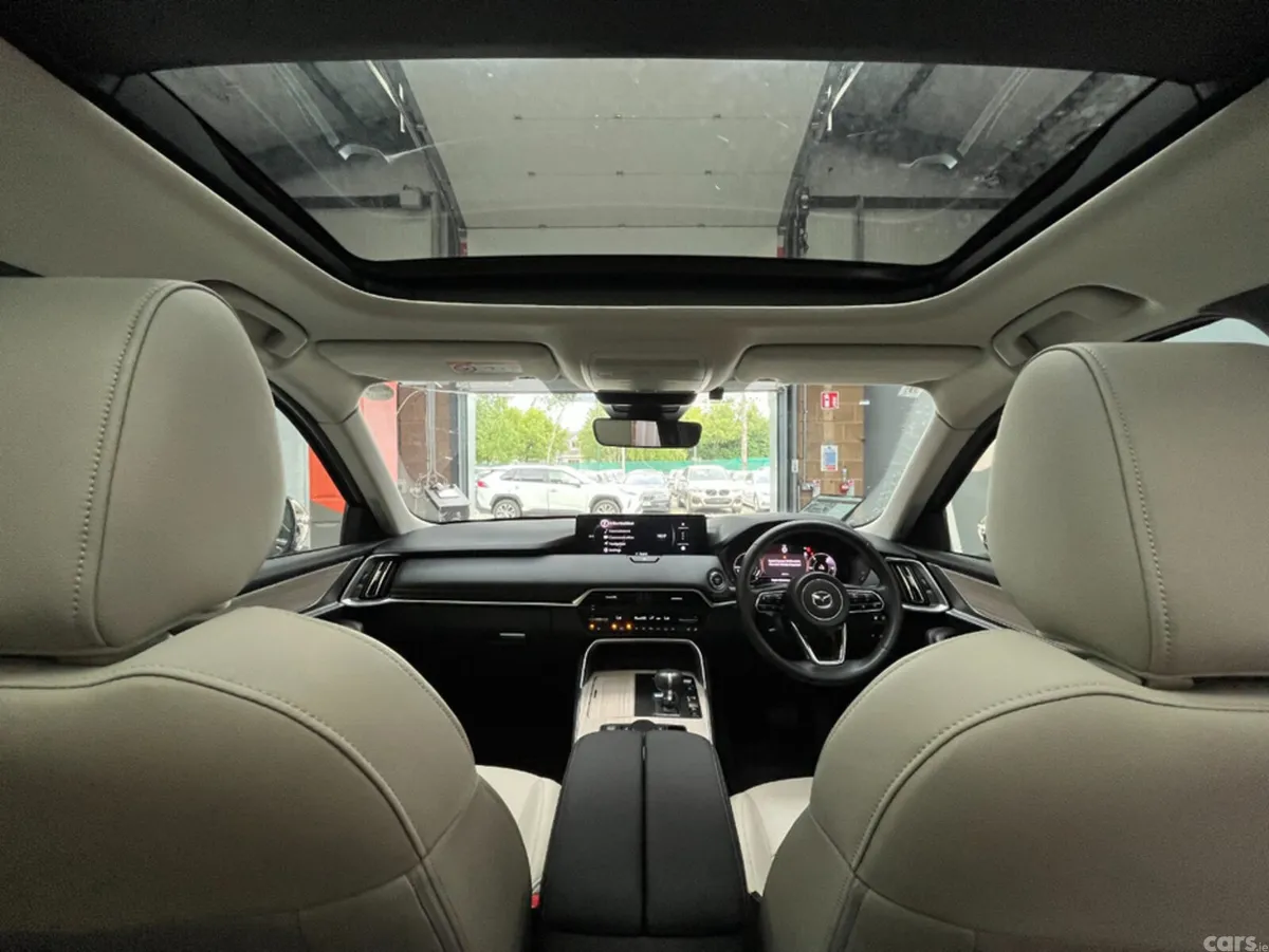 Mazda CX-80 SUV, Petrol Plug-in Hybrid, 2024, Red