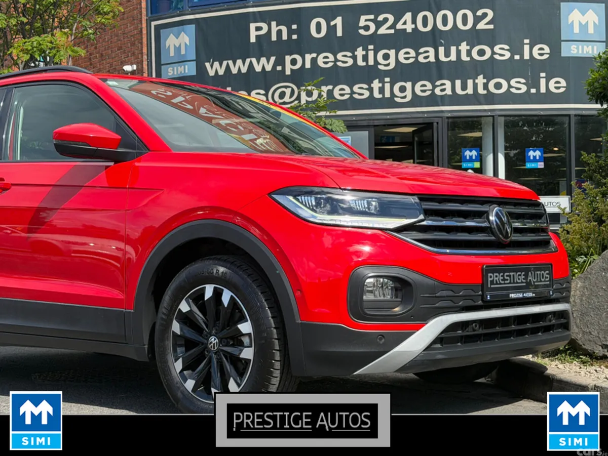 Volkswagen T-Cross SUV, Petrol, 2020, Red