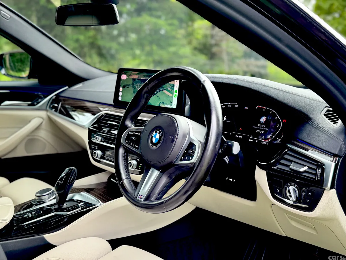 BMW 5-Series Saloon, Diesel, 2021, Black
