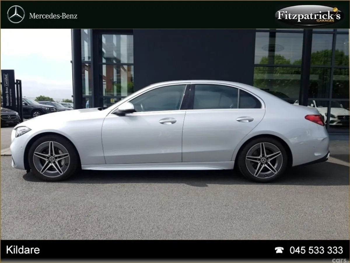 Mercedes-Benz C-Class Saloon, Diesel Hybrid, 2022, Silver