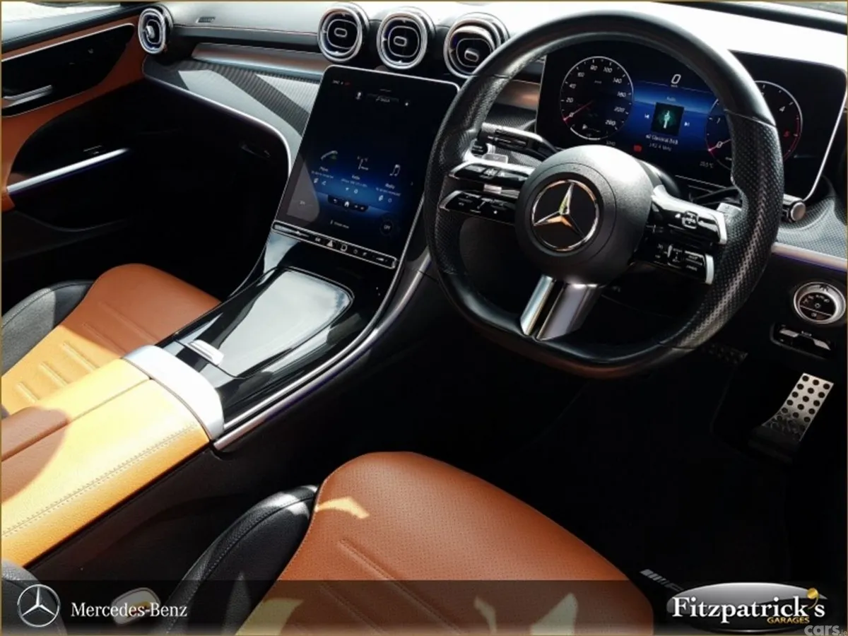 Mercedes-Benz C-Class Saloon, Diesel Hybrid, 2022, Silver