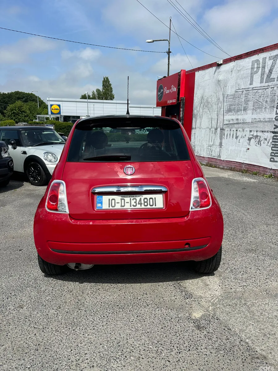 Fiat 500 Hatchback, Petrol, 2010, Red