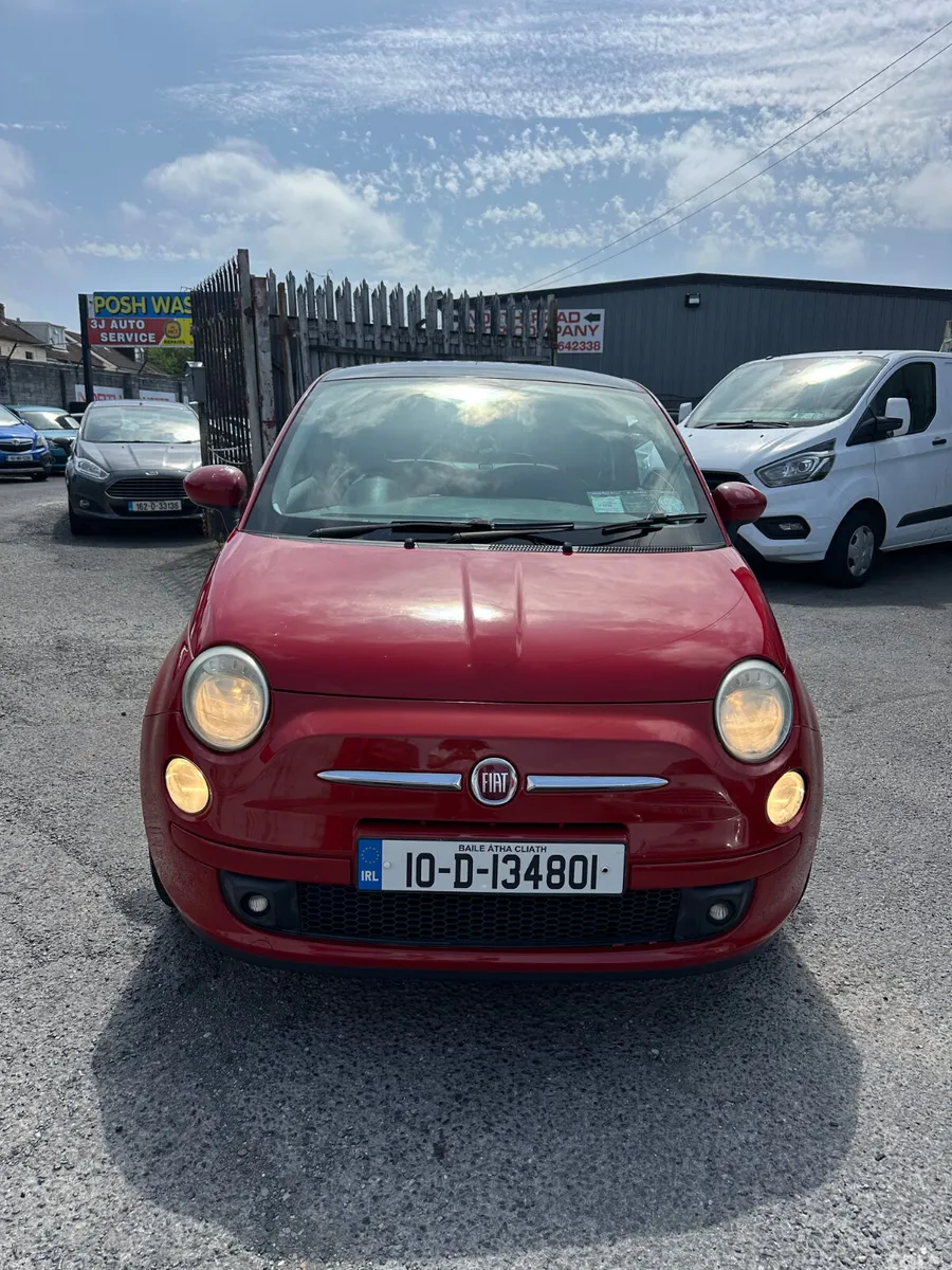 Fiat 500 Hatchback, Petrol, 2010, Red
