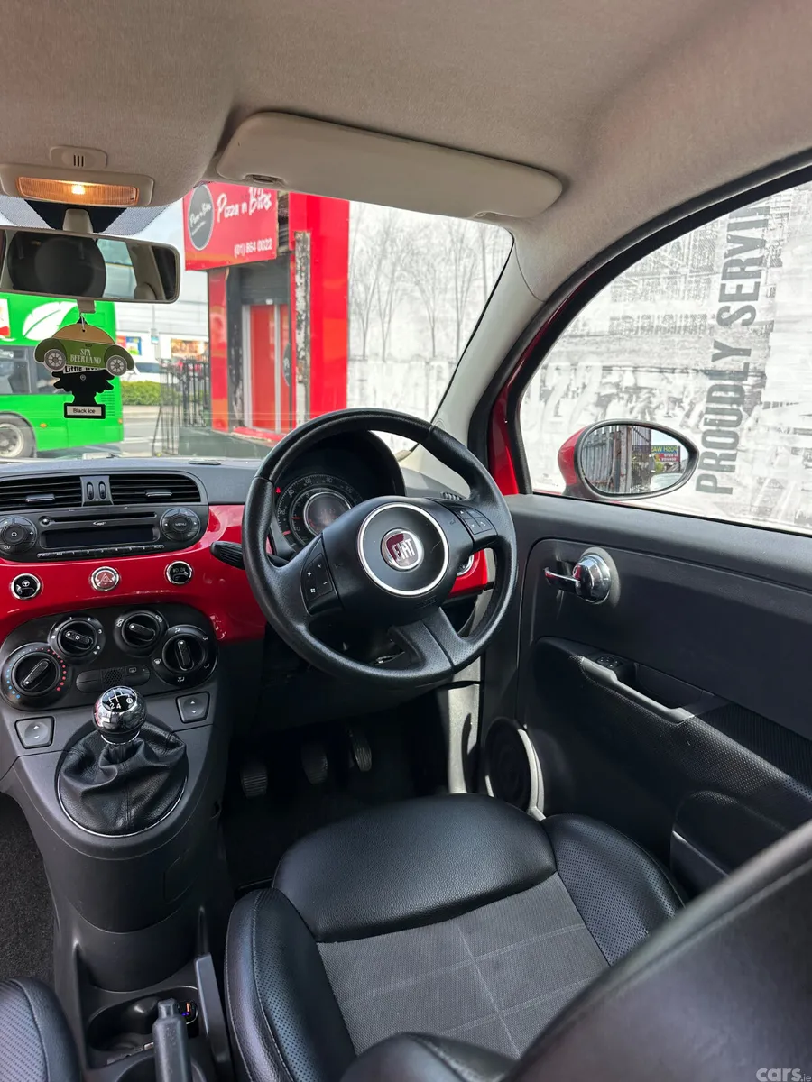 Fiat 500 Hatchback, Petrol, 2010, Red