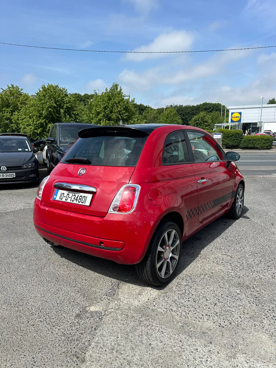 Fiat 500 Hatchback, Petrol, 2010, Red