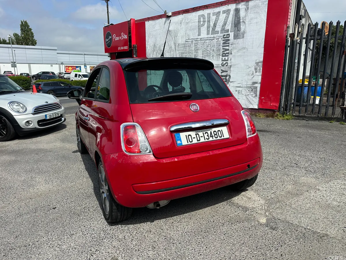 Fiat 500 Hatchback, Petrol, 2010, Red