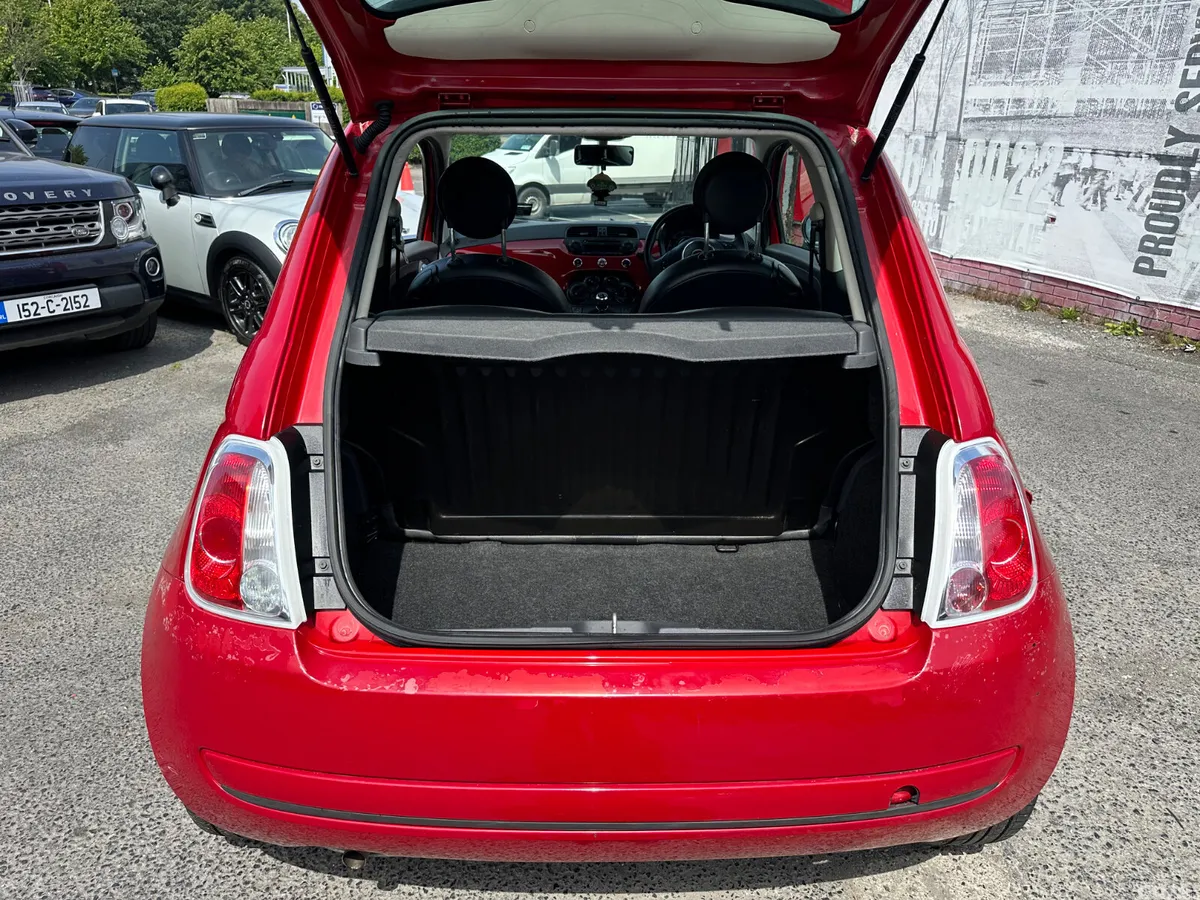 Fiat 500 Hatchback, Petrol, 2010, Red