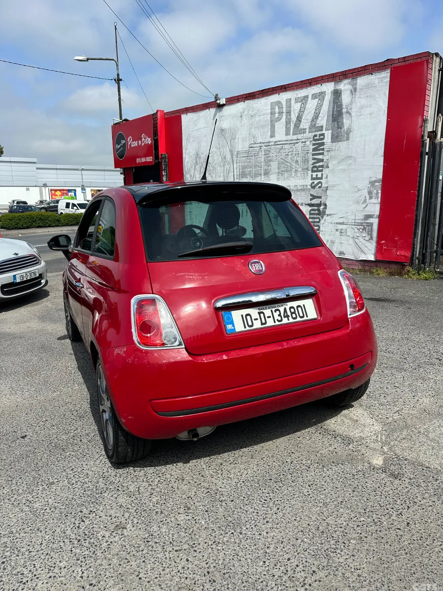 Fiat 500 Hatchback, Petrol, 2010, Red