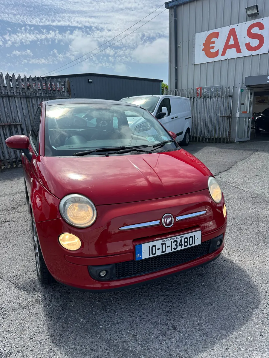Fiat 500 Hatchback, Petrol, 2010, Red
